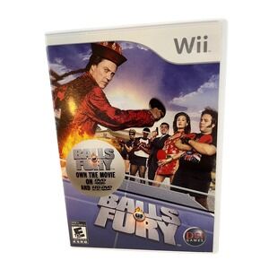 Nintendo Balls of Fury Video Game Wii One Size Multicolor Good Movie Tie-In